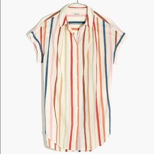 Madewell Rainbow Gauze Shirt